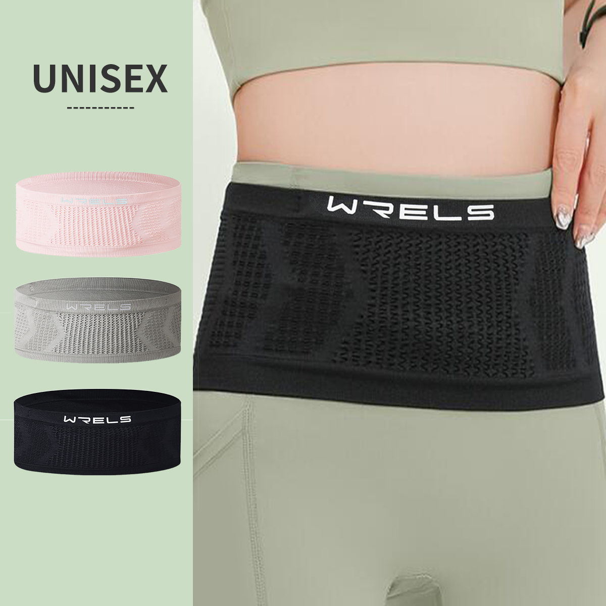 Weight Lifting Belt - WRELS Invisible Waist Bag Lightweight Breathable