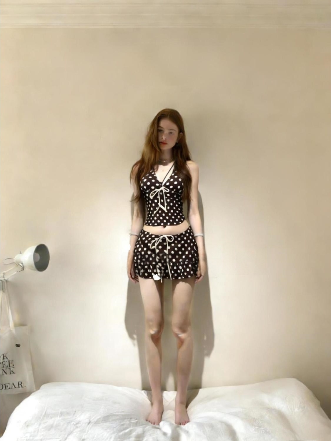 Vintage Polka Dot Bikini Sexy  - Yoga Fitness Holiday 리뷰 및 가격