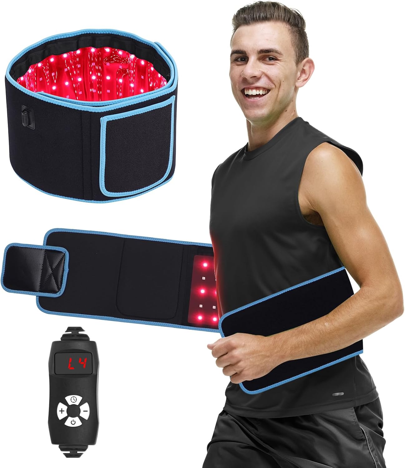 LED Phototherapy Massage Belt  - Weight Lifting Belt 리뷰 및 가격