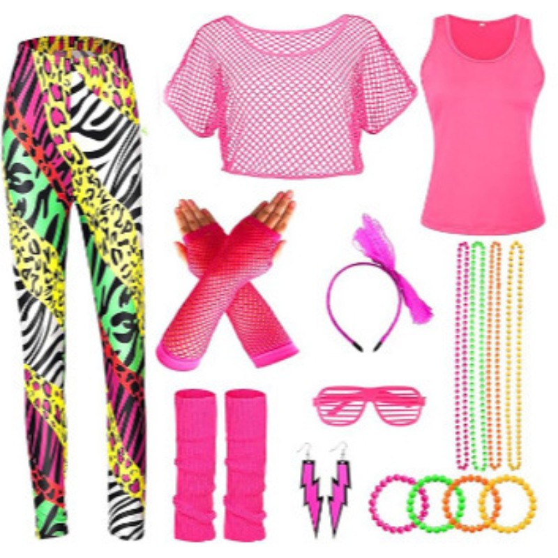 1980s Halloween Costume Set Me - Yoga Fitness Holiday 리뷰 및 가격