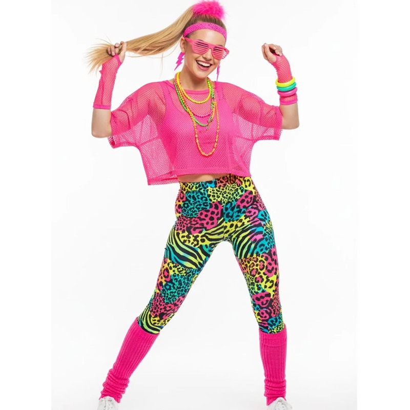 1980s Retro Dance Party Wear B - Yoga Fitness Holiday 리뷰 및 가격
