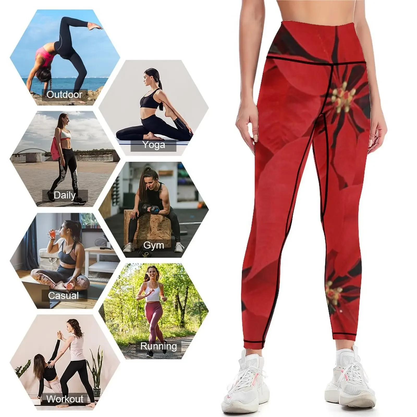 Poinsettias for Christmas, hol - Yoga Fitness Holiday 리뷰 및 가격