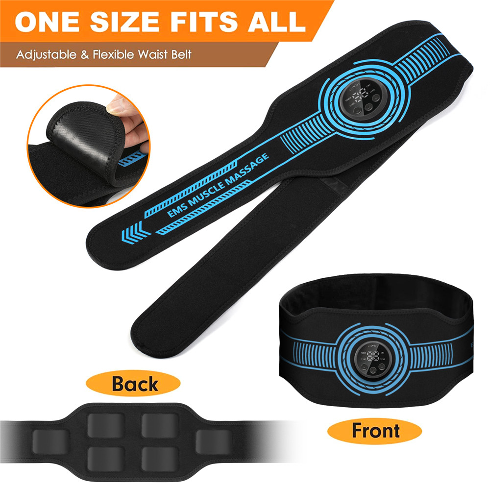USB Rechargeable Abdominal Mus - Weight Lifting Belt 리뷰 및 가격