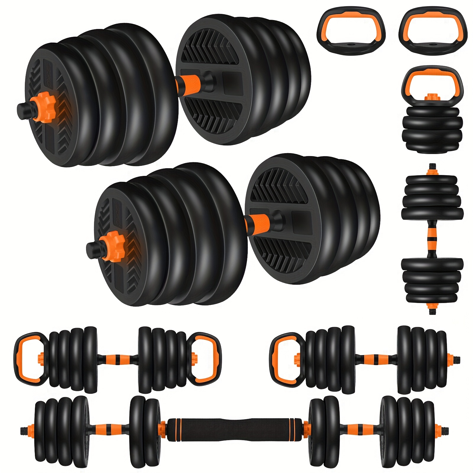 Yellow 4-in-1 Adjustable Dumbb - Adjustable Dumbbells 리뷰 및 가격