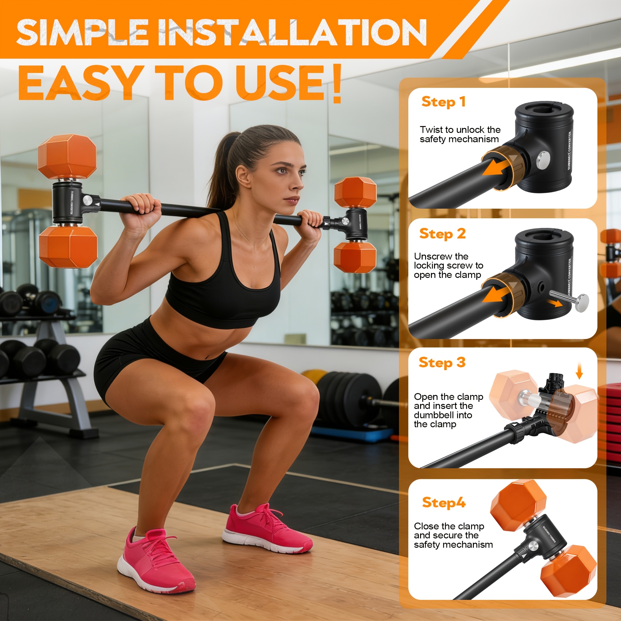 Dumbbell Converter - Converts  - Adjustable Dumbbells 리뷰 및 가격