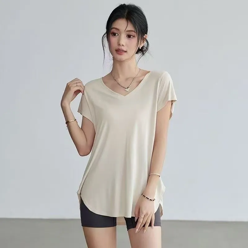 Women's Slimming Round Neck Yo - Yoga Fitness Exercises 리뷰 및 가격